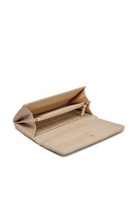 VALENTINO - Valentino Duży Portfel Damski Ocarina VPS3KK113R Écru. Materiał: skóra