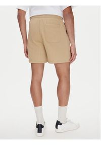 Tommy Jeans Szorty sportowe Flag Beach DM0DM21931 Beżowy Regular Fit. Kolor: beżowy. Materiał: bawełna. Styl: sportowy #4