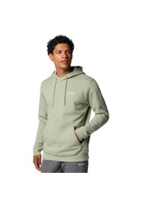 columbia - Bluza dresowa sportowa męska Meridian Creek Hoodie. Kolor: zielony. Materiał: bawełna, poliester