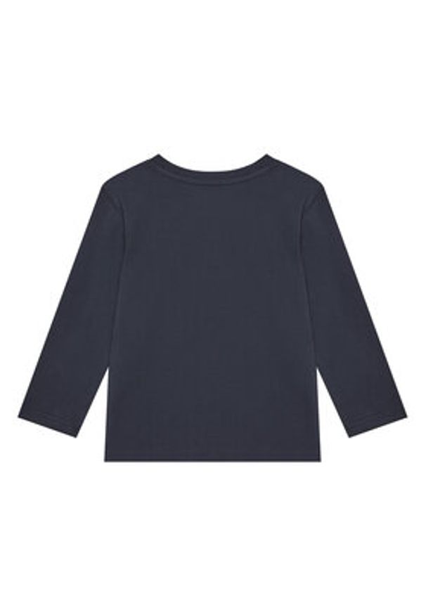 Guess Bluzka N5YI23 K8HM4 Granatowy Regular Fit. Kolor: niebieski. Materiał: bawełna