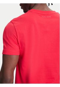 Pepe Jeans T-Shirt Red Bull Racing Logo RM500016 Czerwony Regular Fit. Kolor: czerwony. Materiał: bawełna #2