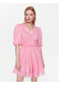 Lauren Ralph Lauren Sukienka codzienna 250903205001 Różowy Regular Fit. Okazja: na co dzień. Kolor: różowy. Materiał: bawełna. Typ sukienki: proste. Styl: casual #1