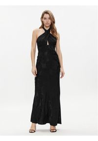 Guess Sukienka wieczorowa Sl Aubree W4GK60 WFDF0 Czarny Regular Fit. Kolor: czarny. Materiał: wiskoza. Styl: wizytowy #1