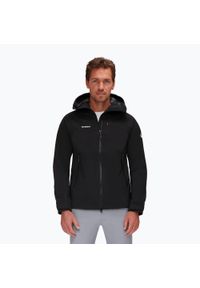Kurtka przeciwdeszczowa męska Mammut Alto Guide HS Hooded. Kolor: czarny