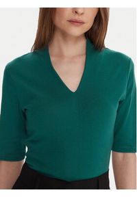 United Colors of Benetton - United Colors Of Benetton Bluzka 3GA2D400U Niebieski Slim Fit. Kolor: niebieski. Materiał: bawełna #4