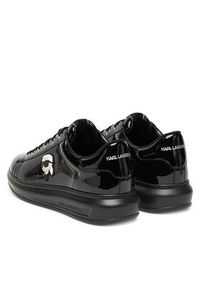 Karl Lagerfeld - KARL LAGERFELD Sneakersy KL52573N Czarny. Kolor: czarny. Materiał: skóra