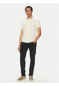 Blend Koszula 20717866 Biały Regular Fit. Kolor: biały. Materiał: len