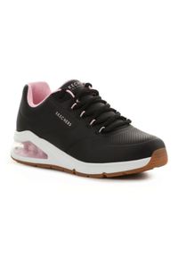 skechers - Buty Skechers Uno 2 W 155542-BLK czarne. Kolor: czarny. Materiał: syntetyk #1