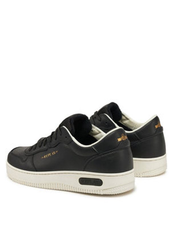 Replay - REPLAY Sneakersy GMZ3G .000.C0055L Czarny. Kolor: czarny. Materiał: skóra