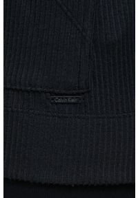 Calvin Klein Underwear Bluza lounge damska kolor czarny. Typ kołnierza: kaptur. Kolor: czarny. Materiał: dzianina #3