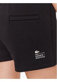 Lacoste Szorty sportowe GF5378 Czarny Regular Fit. Kolor: czarny. Materiał: bawełna #4