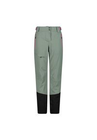 Spodnie damskie narciarskie CMP 34W2046. Kolor: zielony. Sezon: zima. Sport: narciarstwo