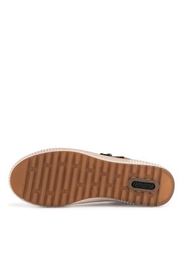 Remonte Półbuty D0700-22 Brązowy. Kolor: brązowy. Materiał: skóra