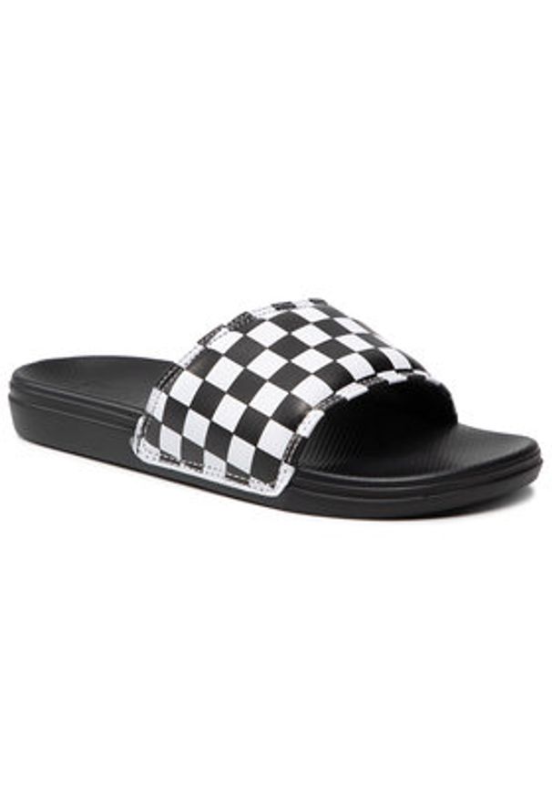 Vans Klapki La Costa Slide-On VN0A5HF527I1 Czarny. Kolor: czarny. Materiał: skóra