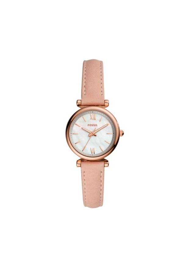 Fossil Zegarek Carlie Mini ES4699 Różowy. Kolor: różowy