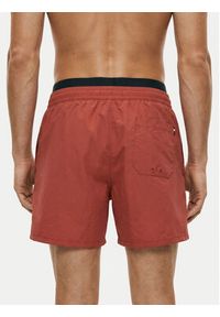 TOMMY HILFIGER - Tommy Hilfiger Szorty kąpielowe UM0UM03749 Czerwony Regular Fit. Kolor: czerwony. Materiał: syntetyk #2