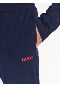 Hugo Spodnie dresowe 50505151 Granatowy Regular Fit. Kolor: niebieski. Materiał: bawełna