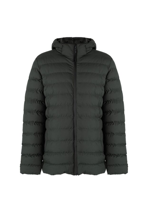 Geox Parka "Levico" | M2628S T2887 | Mężczyzna | Zielony. Okazja: na co dzień. Typ kołnierza: kaptur. Kolor: zielony. Materiał: poliester. Styl: casual