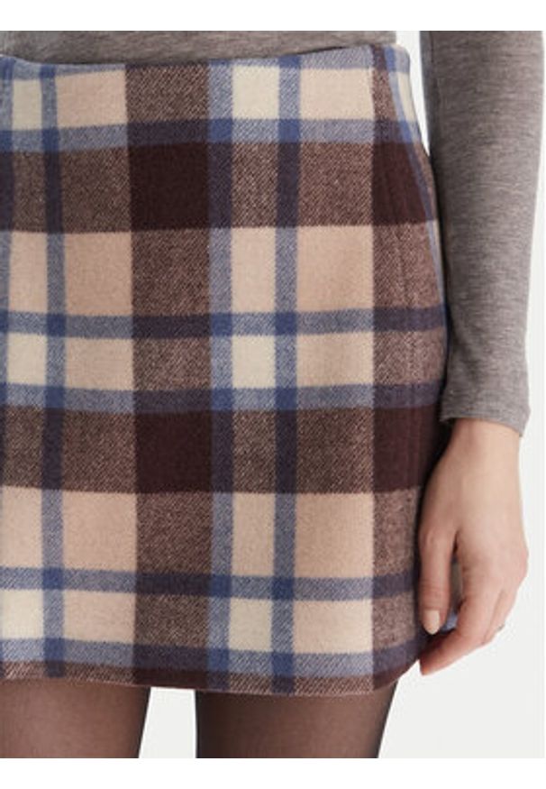 MAX&Co. Spódnica mini Ozone 2526106104200 Kolorowy Regular Fit. Materiał: wełna. Wzór: kolorowy