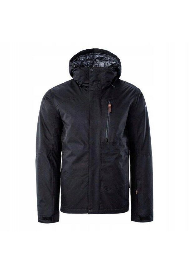 ICEPEAK - Kurtka zimowa męska narciarska Icepeak Capot. Kolor: czarny. Sezon: zima. Styl: wakacyjny