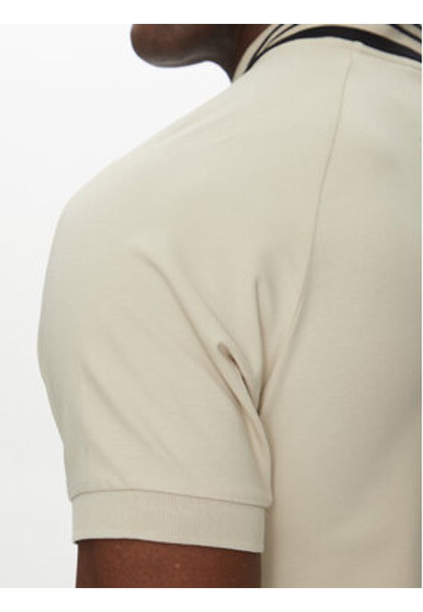 BOSS Polo 50538176 Beżowy Regular Fit. Typ kołnierza: polo. Kolor: beżowy. Materiał: bawełna