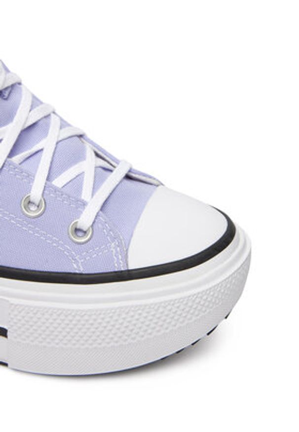 Converse Trampki Chuck Taylor All Star Lift Double Stack A15206C Fioletowy. Kolor: fioletowy. Materiał: materiał