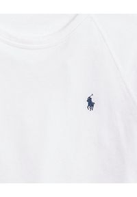 Ralph Lauren - RALPH LAUREN - Biała bluza z bawełny. Typ kołnierza: polo. Kolor: biały. Materiał: bawełna. Wzór: haft. Styl: klasyczny #3