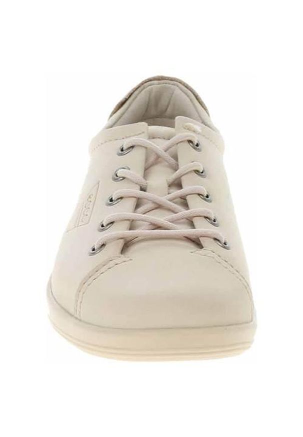 ecco - Buty do chodzenia damskie Ecco 20650302378. Zapięcie: sznurówki. Kolor: beżowy. Materiał: guma, skóra, tkanina. Szerokość cholewki: normalna. Sport: turystyka piesza