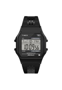 Timex Zegarek T80 TW2R79400 Czarny. Kolor: czarny