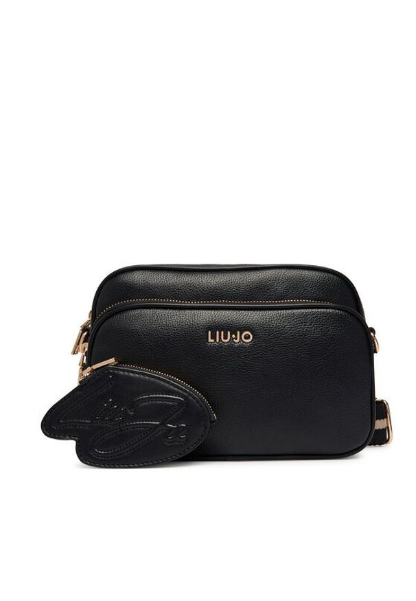 Liu Jo Torebka AA6176 E1012 Czarny. Kolor: czarny. Materiał: skórzane