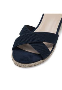 Clara Barson Espadryle WSS20802-03 Granatowy. Kolor: niebieski. Materiał: materiał