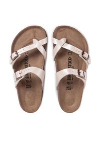 Birkenstock Japonki Mayari 0071661 Beżowy. Kolor: beżowy. Materiał: skóra #1