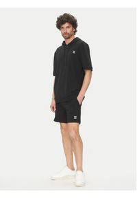 Hugo - HUGO Szorty sportowe 50540139 Czarny Regular Fit. Kolor: czarny. Materiał: bawełna. Styl: sportowy