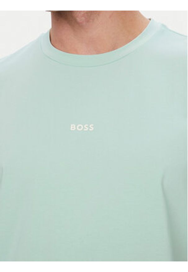 BOSS T-Shirt Tchup 50473278 Turkusowy Relaxed Fit. Kolor: turkusowy. Materiał: bawełna