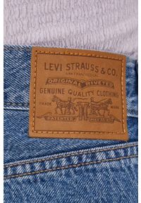 Levi's® - Levi's spódnica jeansowa midi prosta. Okazja: na spotkanie biznesowe, na co dzień. Kolor: niebieski. Materiał: jeans. Styl: biznesowy, casual