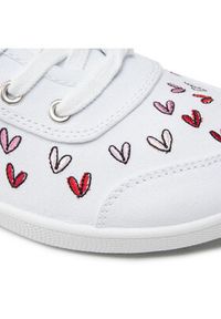 skechers - Skechers Sneakersy Love Brigade 113951/WRPK Biały. Kolor: biały. Materiał: materiał