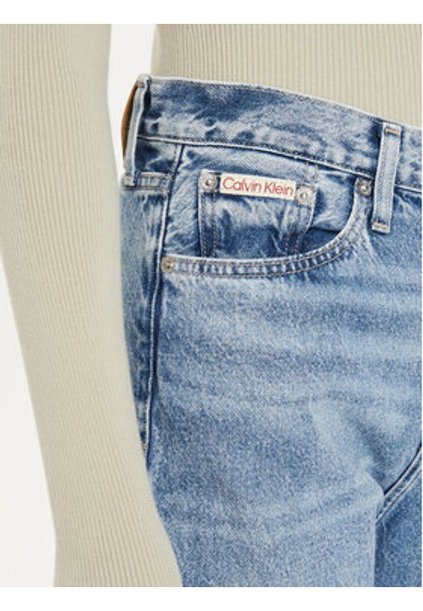 Calvin Klein Jeans Jeansy J20J224007 Niebieski Loose Fit. Kolor: niebieski
