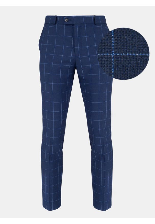 Pako Lorente - PAKO LORENTE – Spodnie męskie garniturowe RONDA P19WP-6G-006-G. Materiał: tkanina