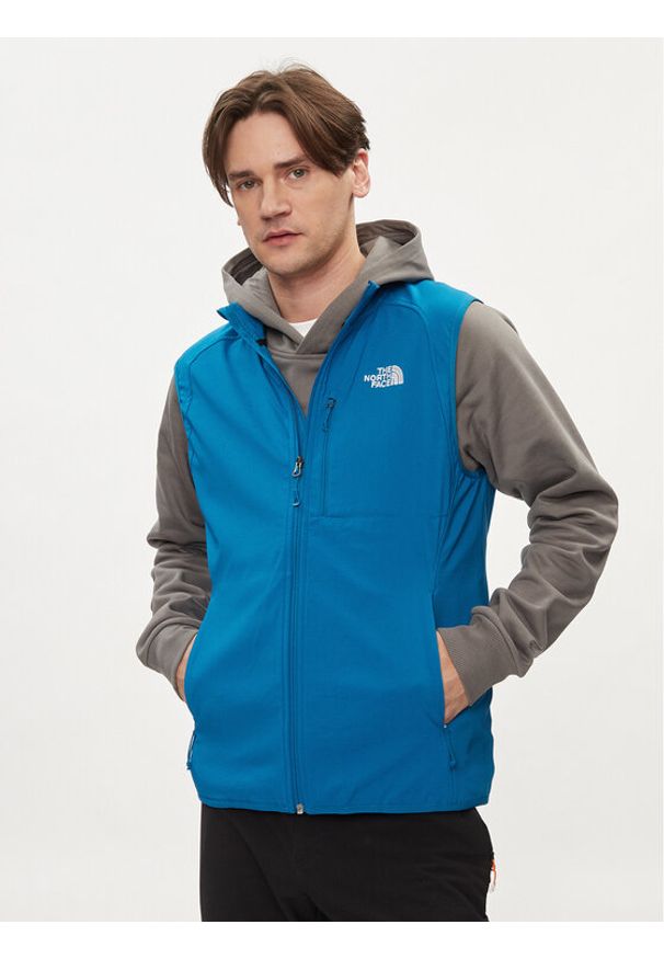The North Face Kamizelka Nimble NF0A4955 Niebieski Regular Fit. Kolor: niebieski. Materiał: syntetyk