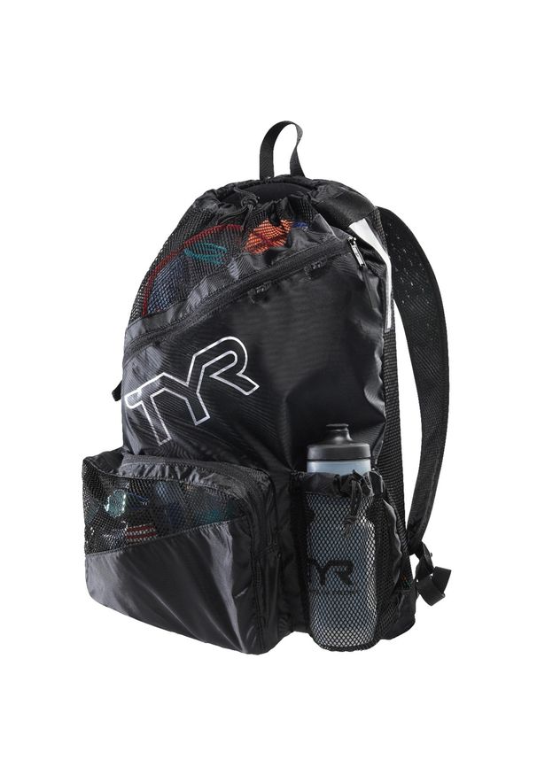 Plecak TYR Elite team mesh bkpk. Kolor: czarny. Materiał: mesh