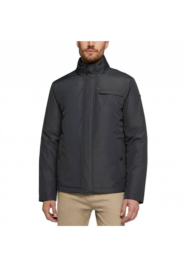 Geox - Kurtka GEOX M VINCIT Czarny. Kolor: czarny. Materiał: tkanina