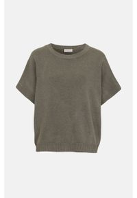 Freequent - Sweter z cienkiej dzianiny Ani. Kolor: brązowy. Materiał: dzianina. Styl: elegancki