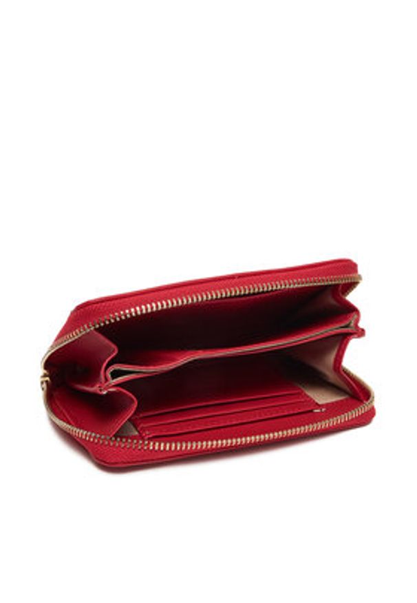 VALENTINO - Valentino Duży Portfel Damski VPS8NS133 Czerwony. Kolor: czerwony. Materiał: skóra