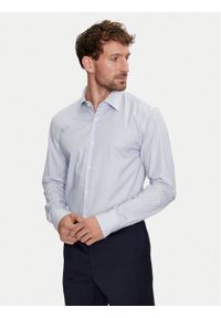 BOSS - Boss Koszula H-Hank-Kent-C1-214 50512852 Błękitny Slim Fit. Typ kołnierza: kołnierzyk klasyczny. Kolor: niebieski. Materiał: bawełna