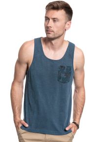 Mustang - TANK TOP MĘSKI MUSTANG T SHIRT Axel AOP CP+overdye 1009538 4085