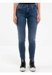 Big-Star - Spodnie jeans damskie Maggie 576. Okazja: na co dzień. Kolor: niebieski. Styl: casual, retro, klasyczny