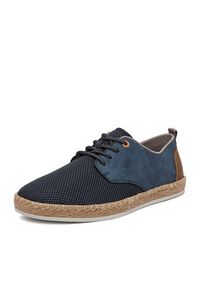 Rieker Espadryle CEO-B2648-14 Granatowy. Kolor: niebieski. Materiał: materiał #5