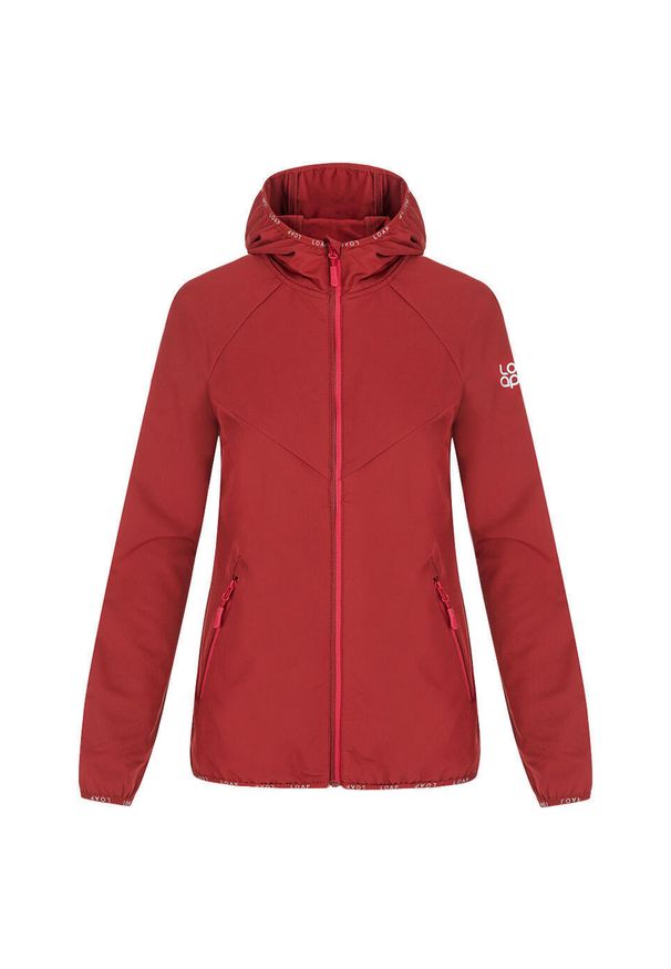 WOMEN\'S BEST - Kurtka Softshell Damska Loap Urbeeka M — Wiatroszczelna i Oddychająca. Typ kołnierza: kaptur. Kolor: niebieski. Materiał: softshell