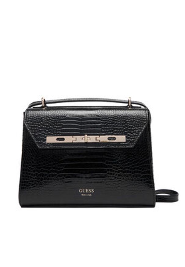 Guess Torebka HWAMPC L5476 Czarny. Kolor: czarny. Materiał: skórzane