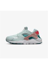 Buty do biegania damskie Nike Huarache Run Bg. Zapięcie: sznurówki. Kolor: wielokolorowy, niebieski. Materiał: guma, materiał, skóra, tkanina. Szerokość cholewki: normalna. Model: Nike Huarache. Sport: bieganie